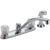 Delta Classic 2-Handle Side Sprayer Kitchen Faucet with Knob in Chrome 474524