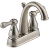 Delta Leland 4" Centerset Stainless Finish High Arc Bathroom Sink Faucet 572912