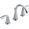 Delta Lahara 8" Widespread 2-Handle High Arc Bathroom Faucet in Chrome 474223