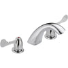 Delta Commercial 8" Chrome Widespread 2-Handle Low Arc Bathroom Faucet 614919