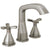 Delta Stryke Stainless Steel Finish Widespread Bathroom Faucet with Matching Drain and Cross Handles D357766SSMPUDST