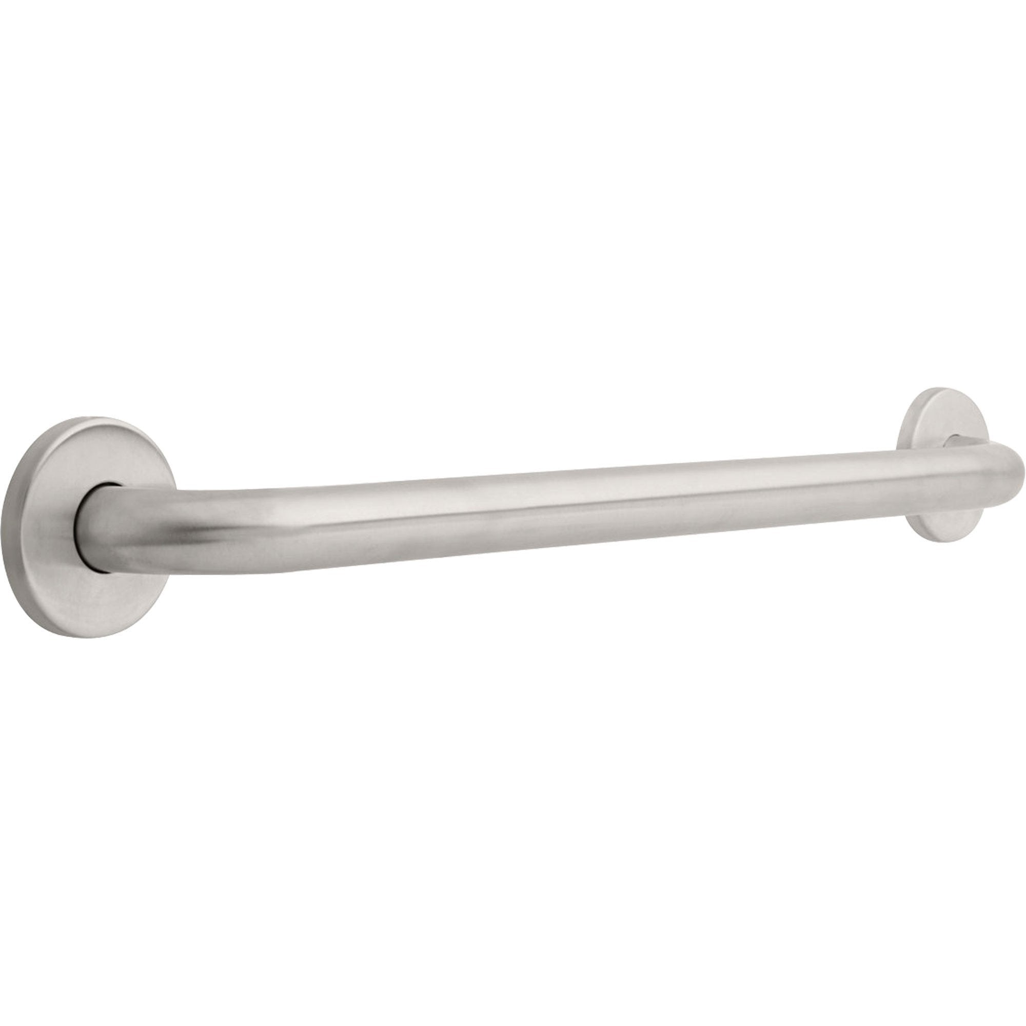 Delta 1-1/4 in. x 24" Concealed Mounting Decorative Grab Bar in Stainless 567684