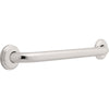 Delta 1-1/4 in. x 18" Bright Stainless Steel Concealed Mount Grab Bar 567691