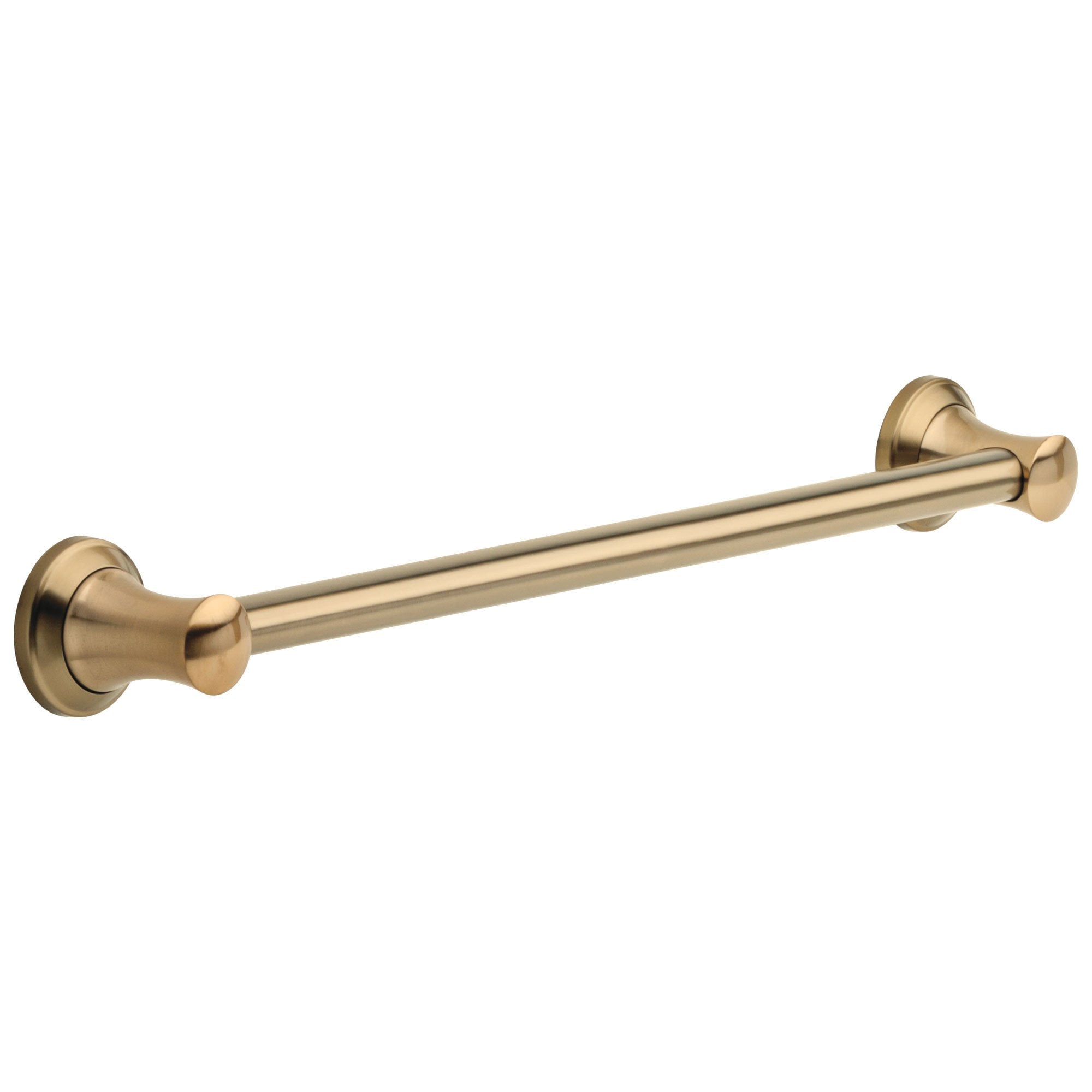 Delta Bath Safety Collection Champagne Bronze Finish Transitional Style Decorative ADA Approved 24" Grab Bar for Bathroom or Shower D41724CZ