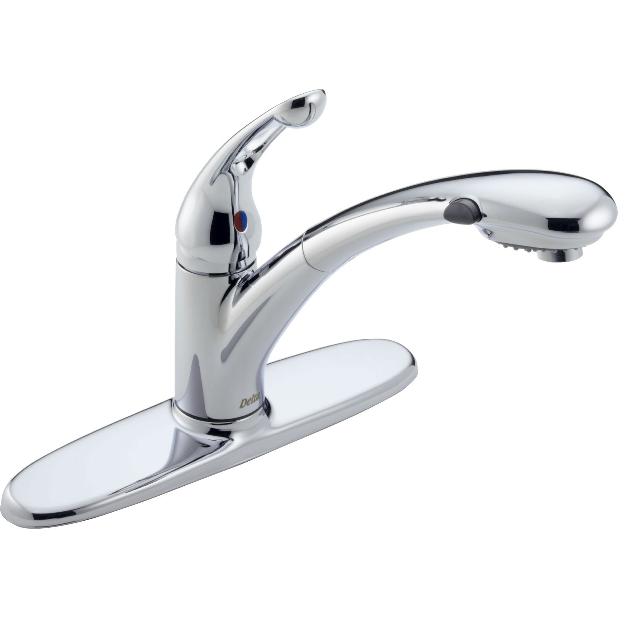 Delta Signature Single Handle Pull-Out Sprayer Kitchen Faucet in Chrome 416933