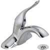 Delta Commercial Chrome Single Handle Low-Arc Centerset Bathroom Faucet 608690