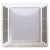 Broan 678 White 50 CFM Quiet Bath Ceiling Ventilation Fan and Light Combination