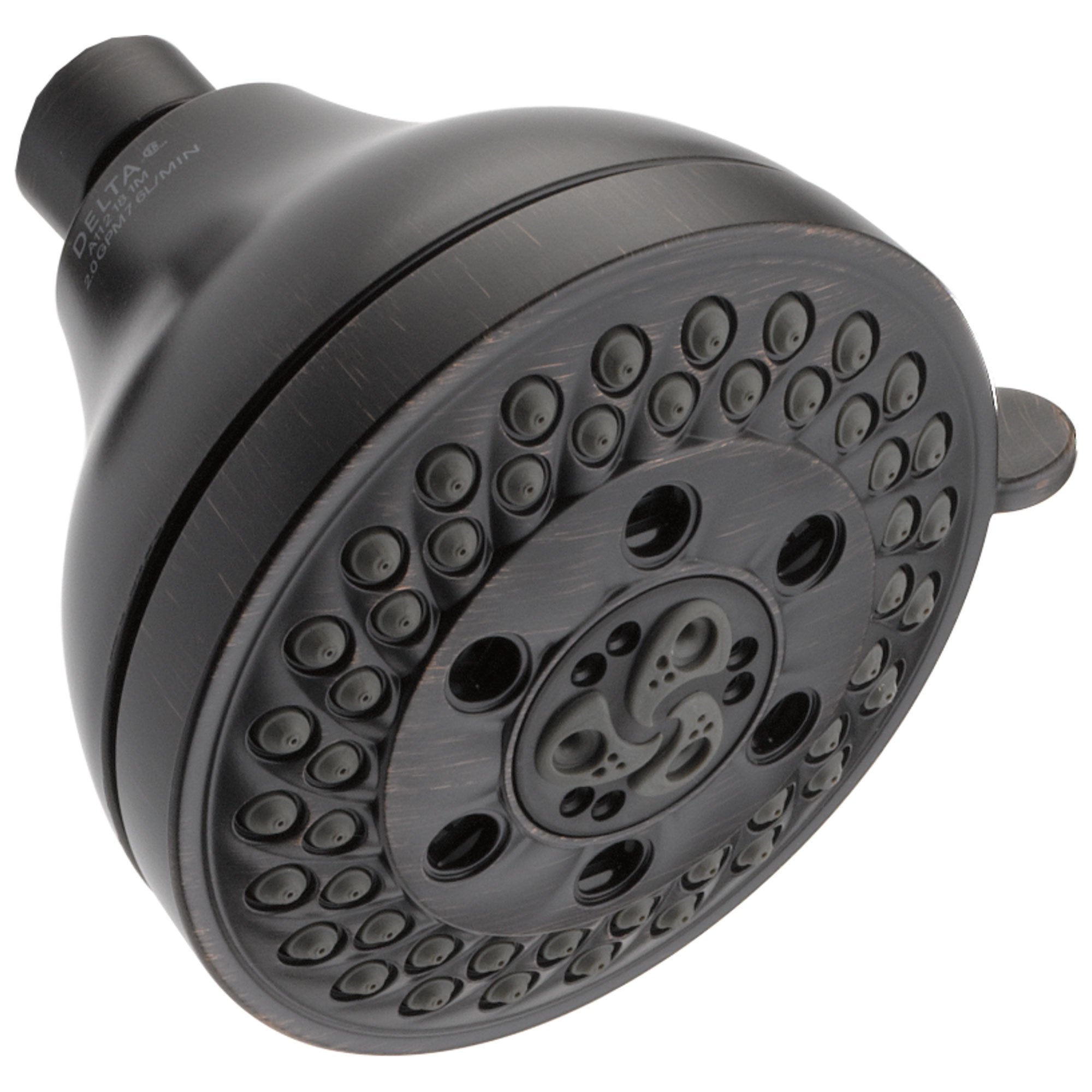 Delta Universal Showering Components Collection Venetian Bronze Finish H2Okinetic 5-Setting 1.50 GPM Watersense Water Efficient Shower Head 667534