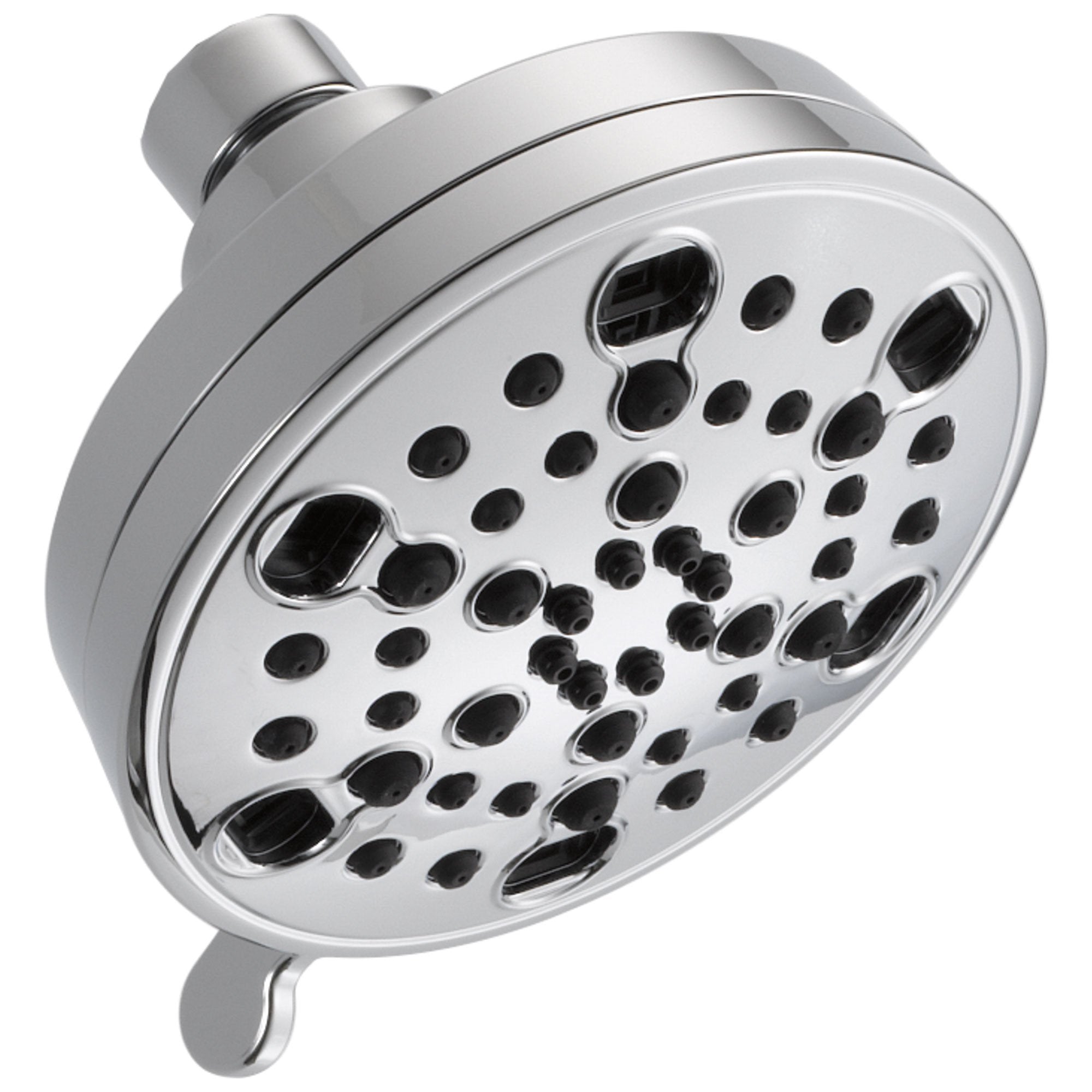 Delta Universal Showering Components Collection Chrome Finish H2Okinetic 5-Setting Contemporary Shower Head 729142