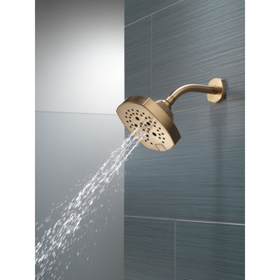Delta Champagne Bronze Finish 5-Setting H2Okinetic Shower Head D52663CZ