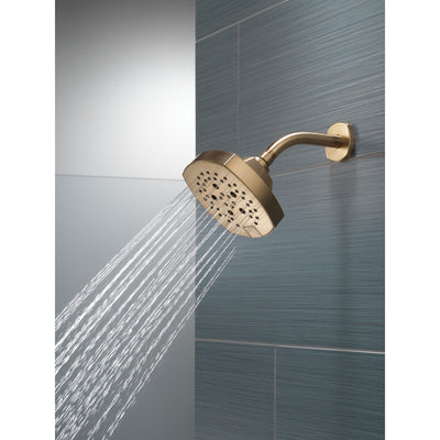 Delta Champagne Bronze Finish 5-Setting H2Okinetic Shower Head D52663CZ