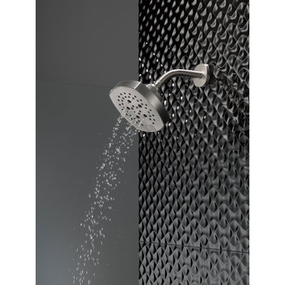 Delta Stainless Steel Finish 5-Setting H2Okinetic Shower Head D52663SS