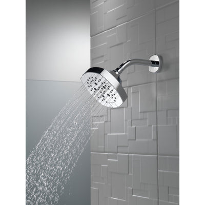 Delta Chrome Finish 5-Setting H2Okinetic Shower Head D52663