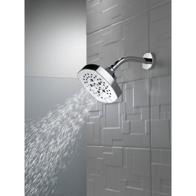 Delta Chrome Finish 5-Setting H2Okinetic Shower Head D52663