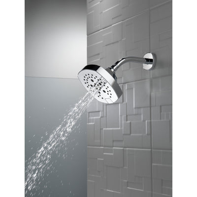 Delta Chrome Finish 5-Setting H2Okinetic Shower Head D52663