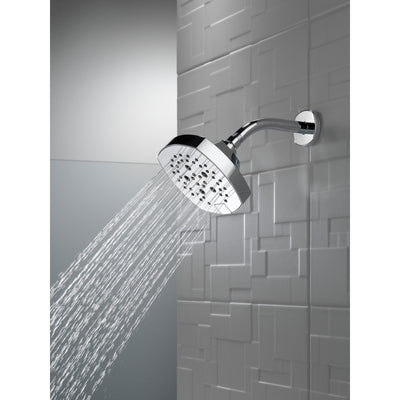 Delta Chrome Finish 5-Setting H2Okinetic Shower Head D52663