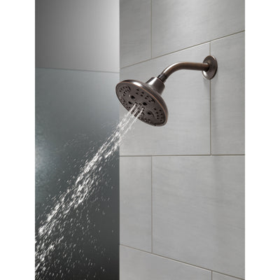 Delta Venetian Bronze Finish H2Okinetic 5-Setting Transitional Raincan Shower Head D52666RB