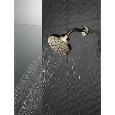 Delta Polished Nickel Finish H2Okinetic 5-Setting Contemporary Raincan Shower Head D52668PN