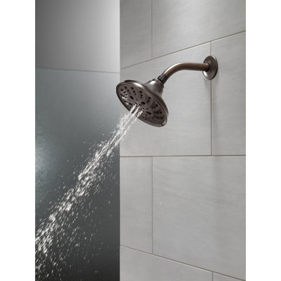 Delta Venetian Bronze Finish H2Okinetic 5-Setting Traditional Raincan Shower Head D52669RB