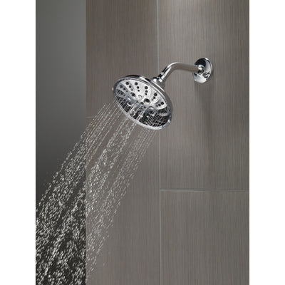 Delta Chrome Finish H2Okinetic 5-Setting Traditional Raincan Shower Head D52669