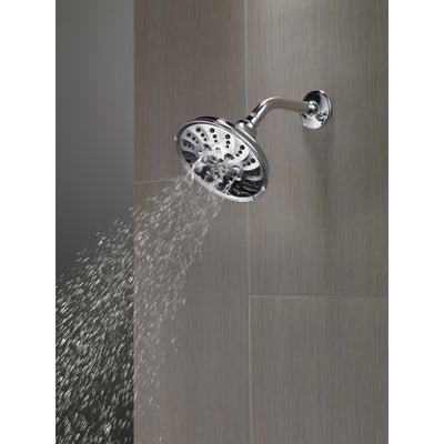 Delta Chrome Finish H2Okinetic 5-Setting Traditional Raincan Shower Head D52669
