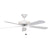 Concord Fans Decorama Energy Saver Modern 52" White Ceiling Fan