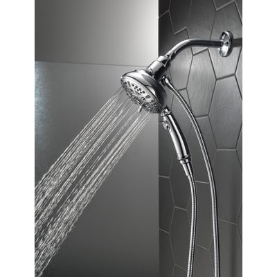 Delta Chrome Finish SureDock 7-Setting Shower Arm Mount Hand Sprayer D54710PK