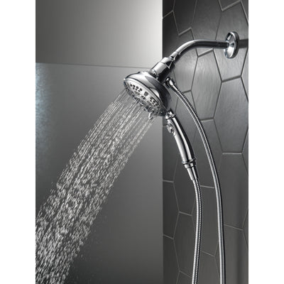 Delta Chrome Finish SureDock 7-Setting Shower Arm Mount Hand Sprayer D54710PK