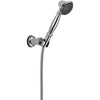 Delta 1-Spray Chrome Handheld Shower Head with Wall Bracket and Hose 527711
