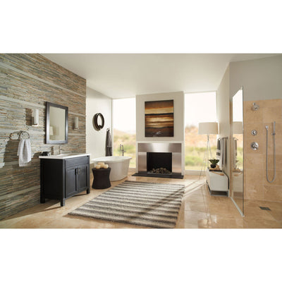 Delta Trinsic Stainless Steel Floor Mount Freestanding Tub Filler Trim 637074