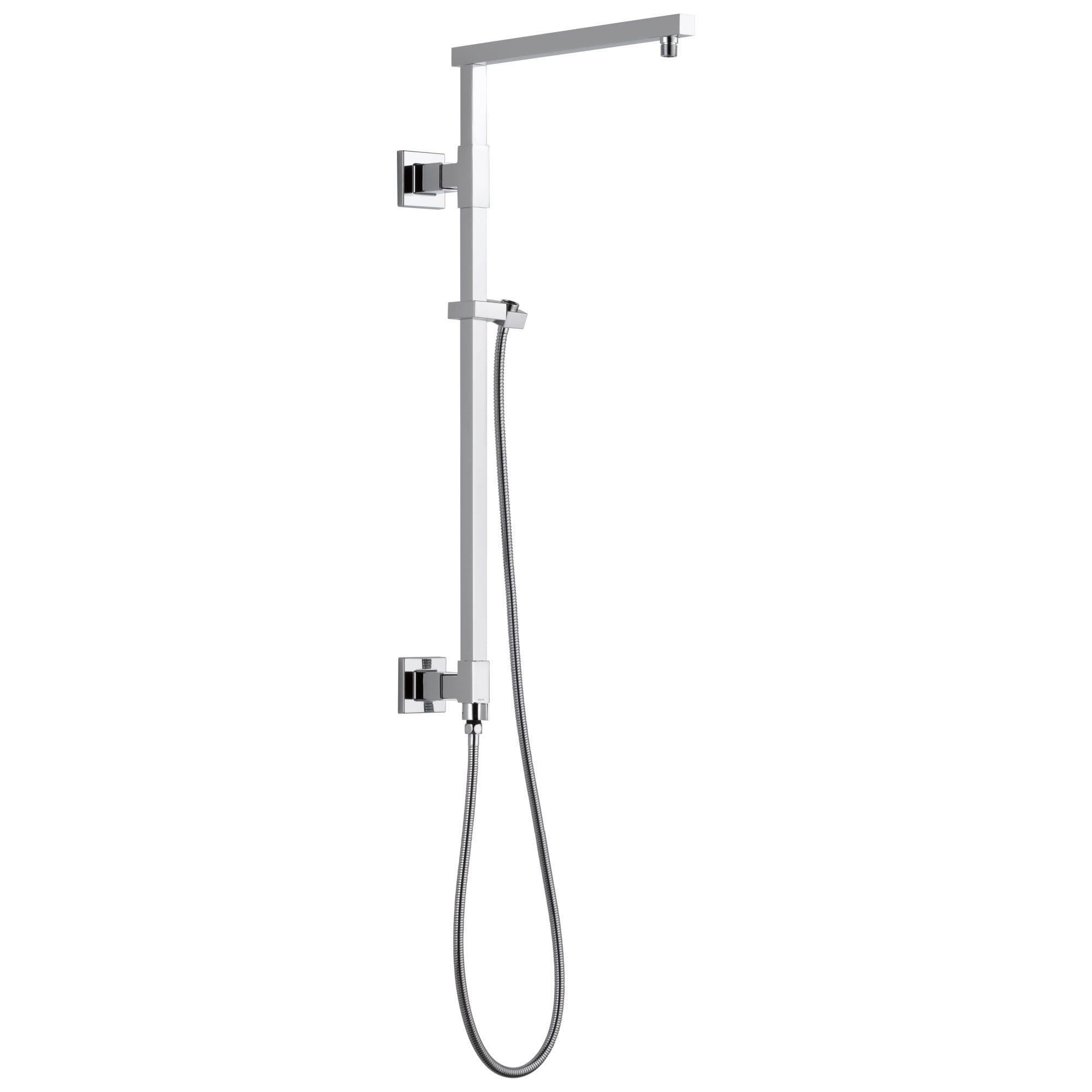 Delta Chrome Finish Emerge Modern Angular Square Shower Column 26" (Requires Showerhead, Hand Spray, and Control) D58420