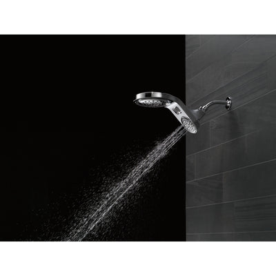 Delta Chrome Finish HydroRain 5-Setting Two-in-One Shower Head D5858025PK