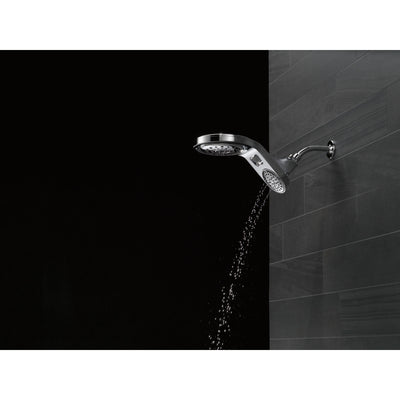 Delta Chrome Finish HydroRain 5-Setting Two-in-One Shower Head D5858025PK