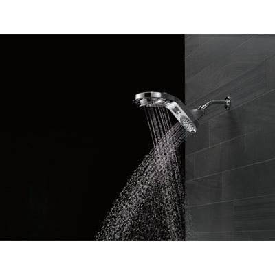 Delta Chrome Finish HydroRain 5-Setting Two-in-One Shower Head D5858025PK