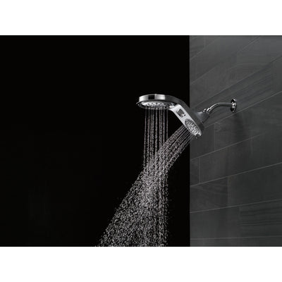 Delta Chrome Finish HydroRain 5-Setting Two-in-One Shower Head D5858025PK