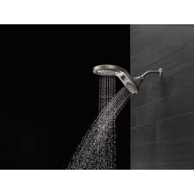 Delta Stainless Steel Finish HydroRain 5-Setting Two-in-One Shower Head D58580SS25PK