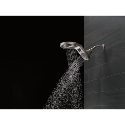 Delta Stainless Steel Finish HydroRain 5-Setting Two-in-One Shower Head D58580SS25PK