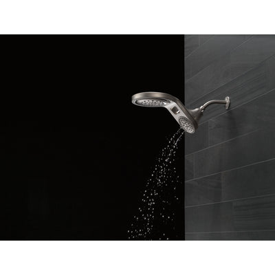 Delta Stainless Steel Finish HydroRain 5-Setting Two-in-One Shower Head D58580SS25PK