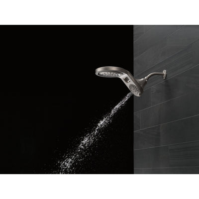 Delta Stainless Steel Finish HydroRain 5-Setting Two-in-One Shower Head D58580SS25PK