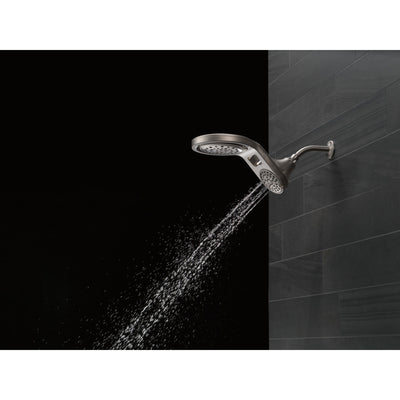 Delta Stainless Steel Finish HydroRain 5-Setting Two-in-One Shower Head D58580SS25PK