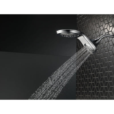 Delta Chrome Finish HydroRain H2Okinetic 5-Setting Two-in-One Shower Head D5858125PK