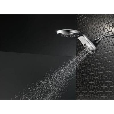 Delta Chrome Finish HydroRain H2Okinetic 5-Setting Two-in-One Shower Head D5858125PK