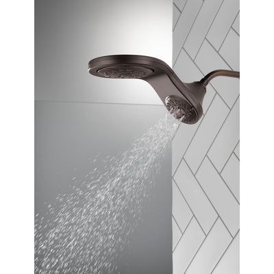 Delta Venetian Bronze Finish HydroRain H2Okinetic 5-Setting Two-in-One Shower Head D58581RB25PK