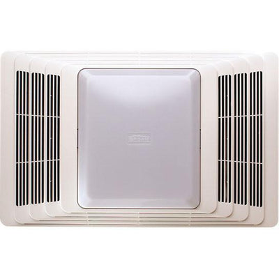 Broan 659 50 CFM Quiet Bathroom Exhaust Ventilation Fan with Heater and Light