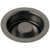 Delta Contemporary Black Stainless Steel Finish Kitchen Sink Disposal and Flange Stopper D72030KS