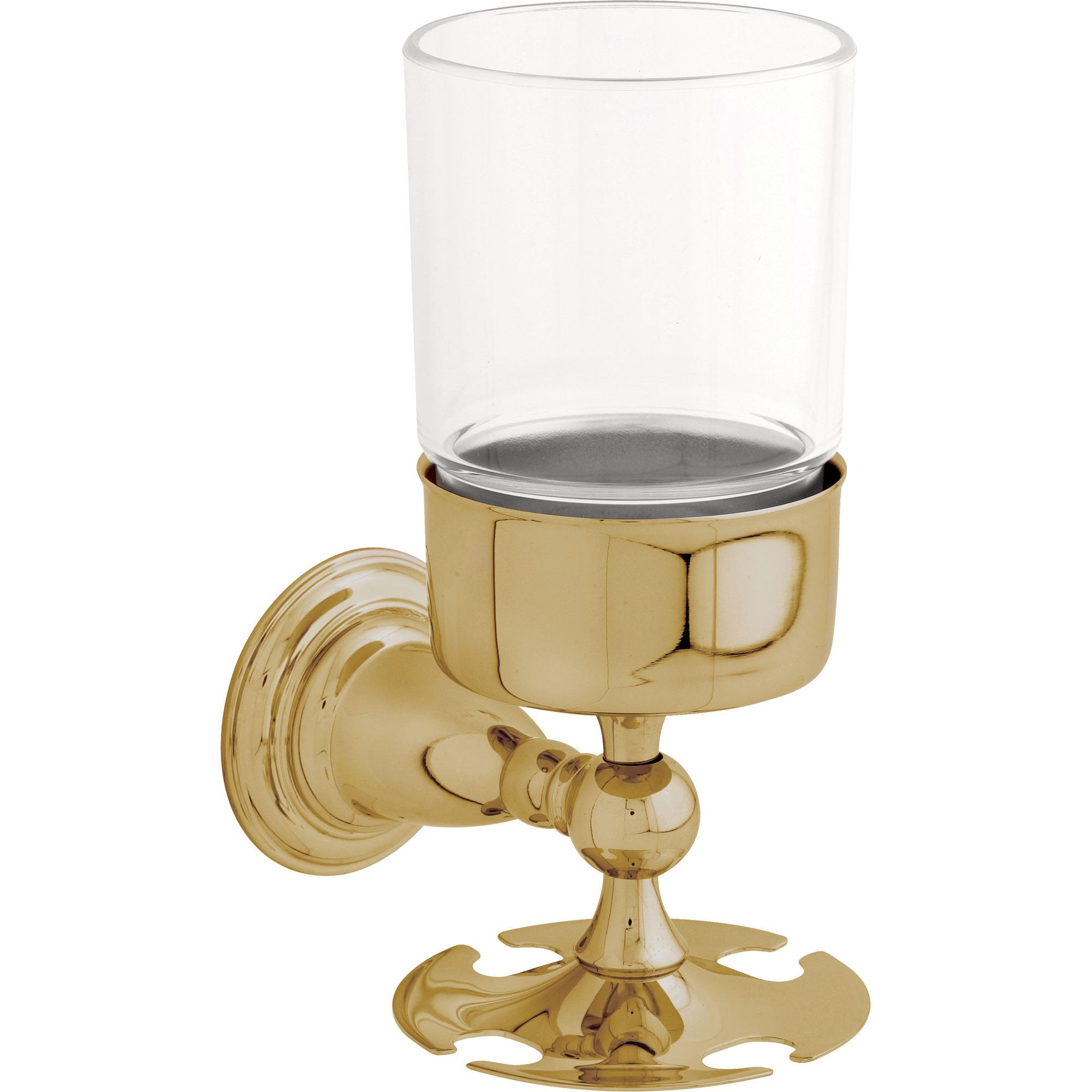 Delta Victorian Wall Mounted Polished Brass Toothbrush / Tumbler Holder 387525