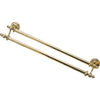 Delta Victorian Traditional Polished Brass 24 inch Double Towel Bar 387369