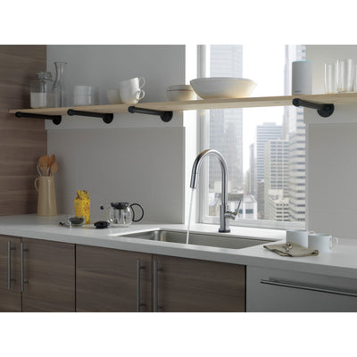 Delta Trinsic Arctic Stainless Steel Finish VoiceIQ Single-Handle Pull-Down Kitchen Faucet with Touch2O Technology D9159TVARDST