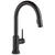 Delta Trinsic Matte Black Finish VoiceIQ Single-Handle Pull-Down Kitchen Faucet with Touch2O Technology D9159TVBLDST