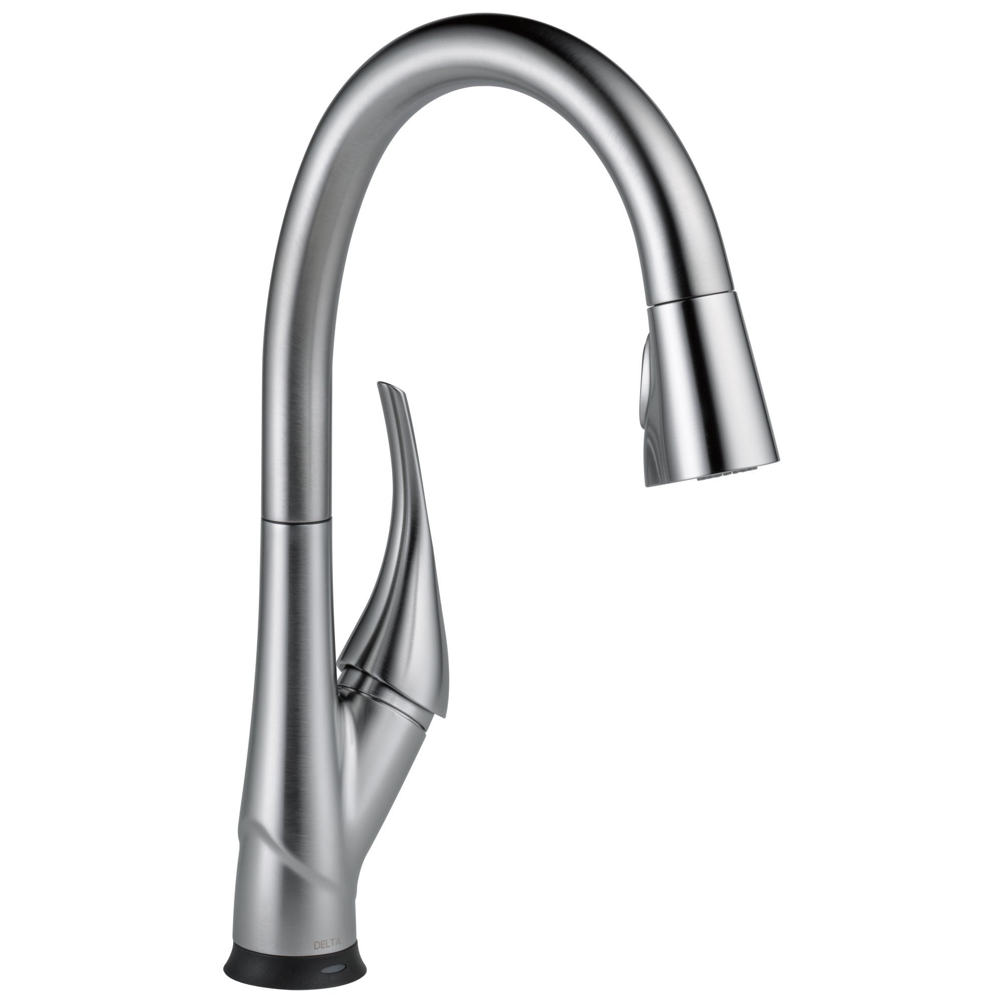 Delta Esque Collection Arctic Stainless Steel Finish Single-Handle Pull-Down Electronic Kitchen Sink Faucet with Touch2O Technology D9181TARDST